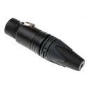 RS PRO Cable XLR Connector Straight Female, 4 Way, Silver over Nickel, 50V, 10A NC4FXX-BAG
