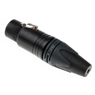 RS PRO Cable XLR Connector Straight Female, 4 Way, Silver over Nickel, 50V, 10A NC4FXX-BAG