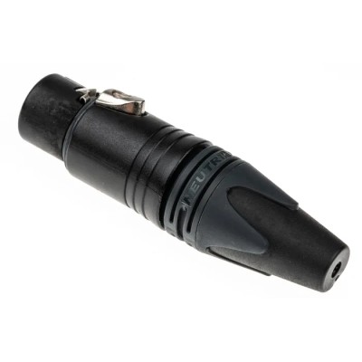 RS PRO Cable XLR Connector Straight Female, 4 Way, Silver over Nickel, 50V, 10A NC4FXX-BAG