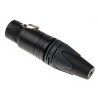 RS PRO Cable XLR Connector Straight Female, 4 Way, Silver over Nickel, 50V, 10A NC4FXX-BAG