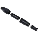 RS PRO XLR Cable Connector, Straight, Female, 3 Contacts, 50V, Silver Plating, Zinc Housing NC3FXX-BAG
