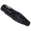 RS PRO XLR Cable Connector, Straight, Female, 3 Contacts, 50V, Silver Plating, Zinc Housing NC3FXX-BAG
