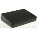 OKW DeskCase 138 Series Black ABS Desktop Enclosure Sloped Front, 138mm x 190mm x 47.5mm A0519009