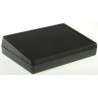 OKW DeskCase 138 Series Black ABS Desktop Enclosure Sloped Front, 138mm x 190mm x 47.5mm A0519009