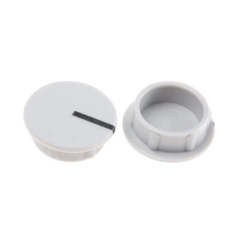 Sifam Potentiometer Knob Cap, Grey, 15.5 mm Diameter, Axial Shaft, Nylon, C151-GRY