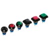 APEM Illuminated Push Button Switch, Momentary, Panel Mount, 12.9 mm Cutout, SPDT, IP67, Black, Square, IPC5SAD2