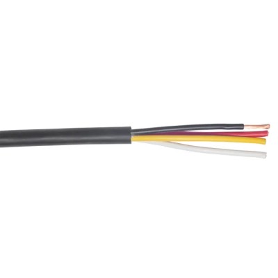 S2CEB FHP Series Multi-Conductor Audio Cable, Black, 100m Reel, Stranded Conductors, Bare Copper, 