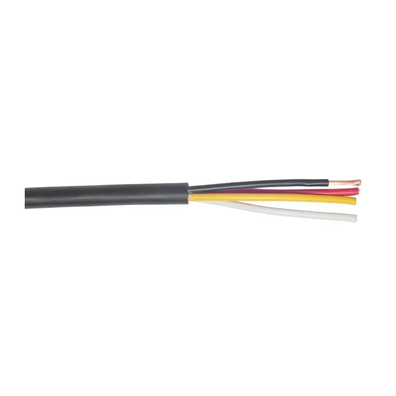 S2CEB FHP Series Multi-Conductor Audio Cable, Black, 100m Reel, Stranded Conductors, Bare Copper, 