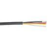 S2CEB FHP Series Multi-Conductor Audio Cable, Black, 100m Reel, Stranded Conductors, Bare Copper,