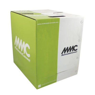 Multimedia Connect MMC Cat6 Ethernet Cable Shielded Screened LSZH Blue 305m 