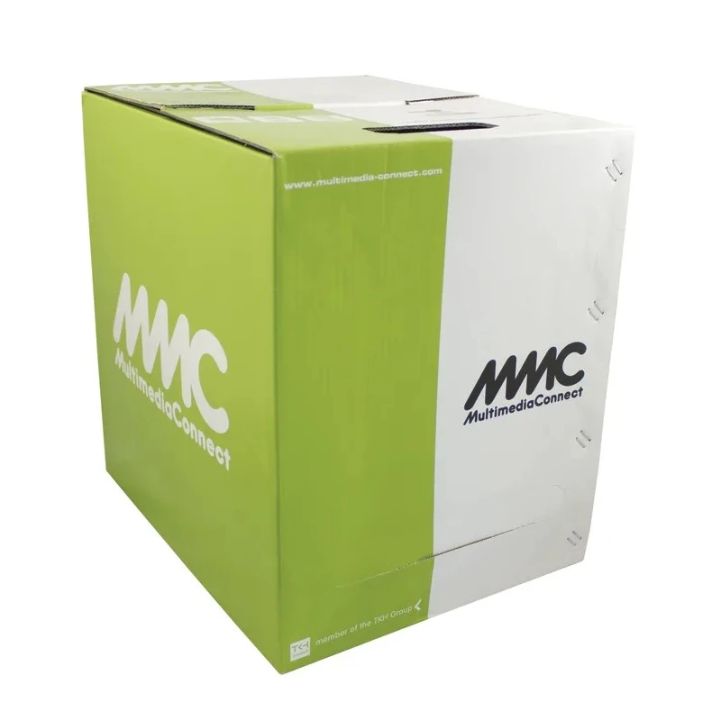 Multimedia Connect MMC Cat6 Ethernet Cable Shielded Screened LSZH Blue 305m 