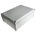 Fibox FEX Series Polycarbonate General Purpose Enclosure with Grey Lid, IP54, IK08, 378 x 278 x 130 mm