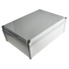 Fibox FEX Series Polycarbonate General Purpose Enclosure with Grey Lid, IP54, IK08, 378 x 278 x 130 mm