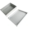 Fibox FEX Series Polycarbonate General Purpose Enclosure with Grey Lid, IP54, IK08, 378 x 278 x 130 mm