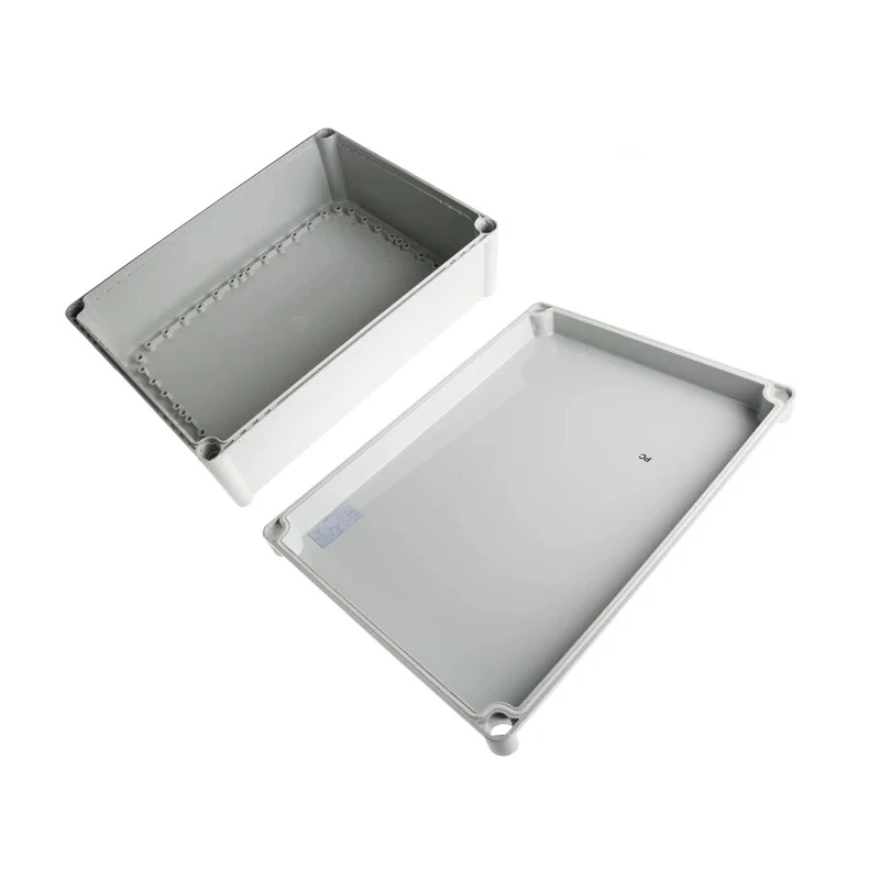 Fibox FEX Series Polycarbonate General Purpose Enclosure with Grey Lid, IP54, IK08, 378 x 278 x 130 mm