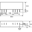 TRACOPOWER DC/DC Converter 5V DC, 400mA Output, 36V DC Max Input, 9V Min Input, 2W SIP, PCB Mount, -40 to 85°C, TMR 2-2411WI