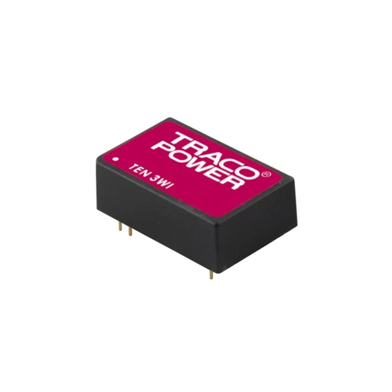 TRACOPOWER Isolated DC/DC Converter TEN 3-2423WI, 15V/-15V Output, 100mA, 36V Input, 9V Min, 3W, Through Hole, -40°C to 85°C