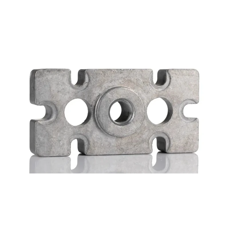 Bosch Rexroth M12 Levelling Foot Plate, Connecting Component, Die Cast Aluminium, Strut Profile 40 x 80 mm 3842536562