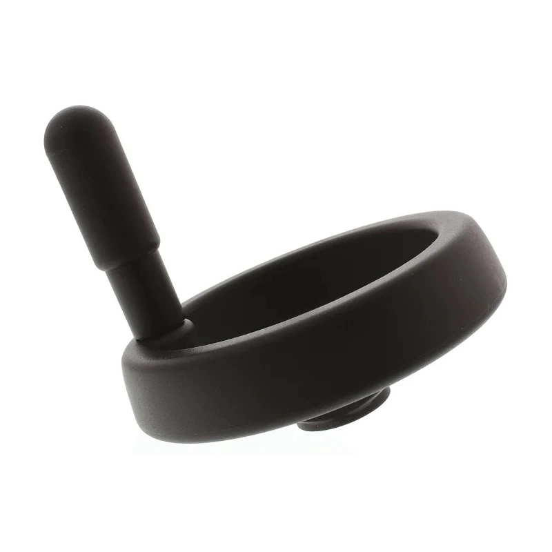 Elesa Technopolymer Hand Wheel, Black, 99 mm Diameter, Revolving Handle, Steel Insert 78521