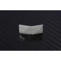 RS PRO Natural Cable Tie Mount Nylon 4.6mm x 19.5mm x 19.5mm Self-Adhesive, Screw Fixing 227-996