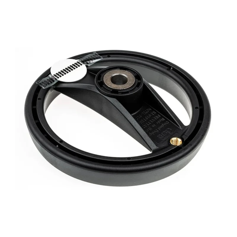 Elesa Hand Wheel, Technopolymer, Revolving Handle, 160 mm Diameter, Steel Insert, Black 78721