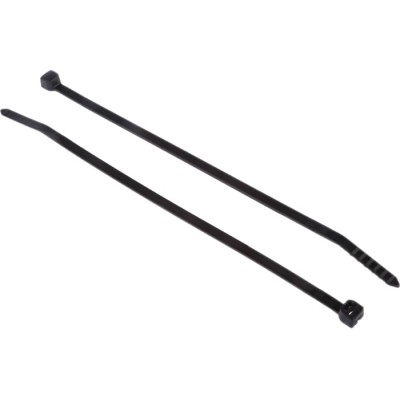 Thomas & Betts Cable Tie, Non-Releasable, 142 mm x 3.6 mm, Black Polyamide 66, Ty-Fast Series 7TAG054360R0141 TY125-40X