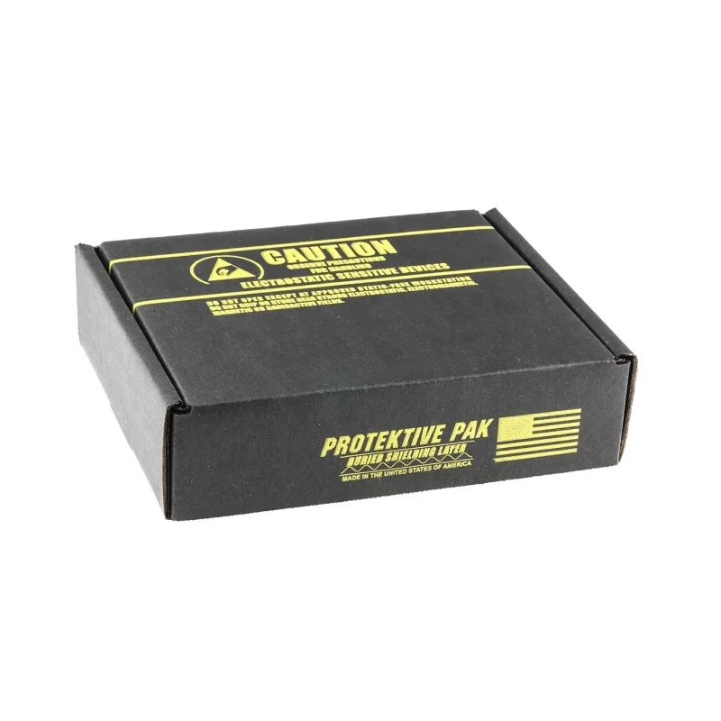 RS PRO Conductive Cardboard ESD Box, 229 mm x 191 mm x 64 mm, Static Shielding, Black, 233-503