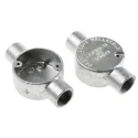 RS PRO Galvanised Steel Conduit Fitting 25 mm M4 Black 228-794