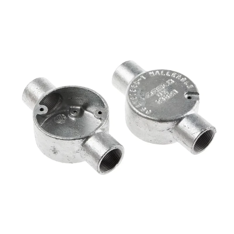 RS PRO Galvanised Steel Conduit Fitting 25 mm M4 Black 228-794