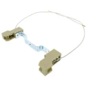 BJB Halogen Lamp Holder R7 Screw Mount Copper, 250V, 6A, 500W, 137mm Length, 42mm Width, Twin Tungsten Holder 25.803.3814.00