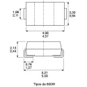 Vishay Uni-Directional TVS Diode 600 W, 30 V, DO-214, Surface Mount, 2-Pin, SMBJ30A-E3/52