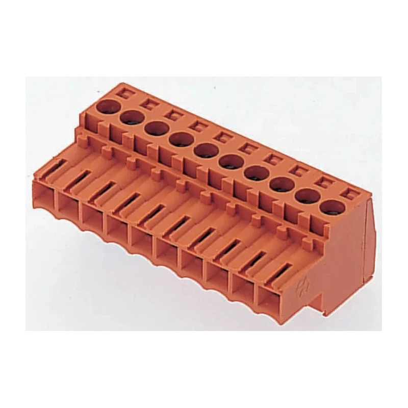 Weidmüller BL Series Pluggable Terminal Block, 14 Contacts, 3.5 mm Pitch, 1 Row, 300V, Female, Polybutylene 1597480000