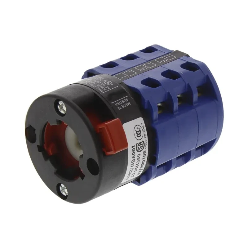 Kraus & Naimer Rotary Switch Cam Switch, 2 Positions, 60° Angle, 20A, IP65, Panel Mount CA10.A342/GBA001.*FT
