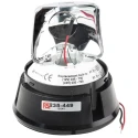RS PRO V10994 Series Rotating Beacon Red/Blue/Clear/Amber/Green 24V DC Flexi DIN Magnetic Single Point Incandescent 235-449