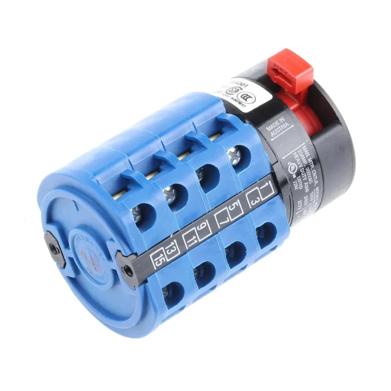 Kraus & Naimer Rotary Knob Actuator, 3 Position, 60° Angle, 20A, Panel Mount, IP65, 660V CA10.A213/GBA001.*FT
