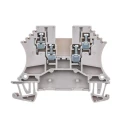 Weidmüller WDU Series Feed Through Terminal Block, Brown, 1.5mm², 1-Level, Screw, 23A, 800V, 60x5.1x46.5mm, 1031400000