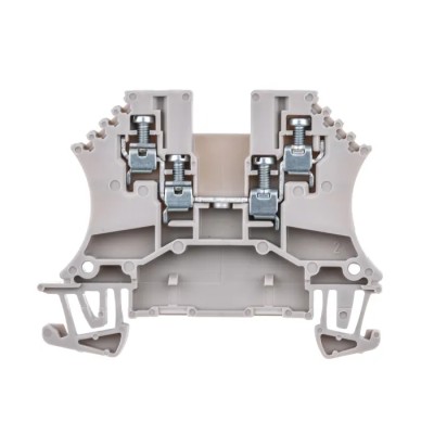 Weidmüller WDU Series Feed Through Terminal Block, Brown, 1.5mm², 1-Level, Screw, 23A, 800V, 60x5.1x46.5mm, 1031400000