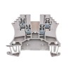 Weidmüller WDU Series Feed Through Terminal Block, Brown, 1.5mm², 1-Level, Screw, 23A, 800V, 60x5.1x46.5mm, 1031400000