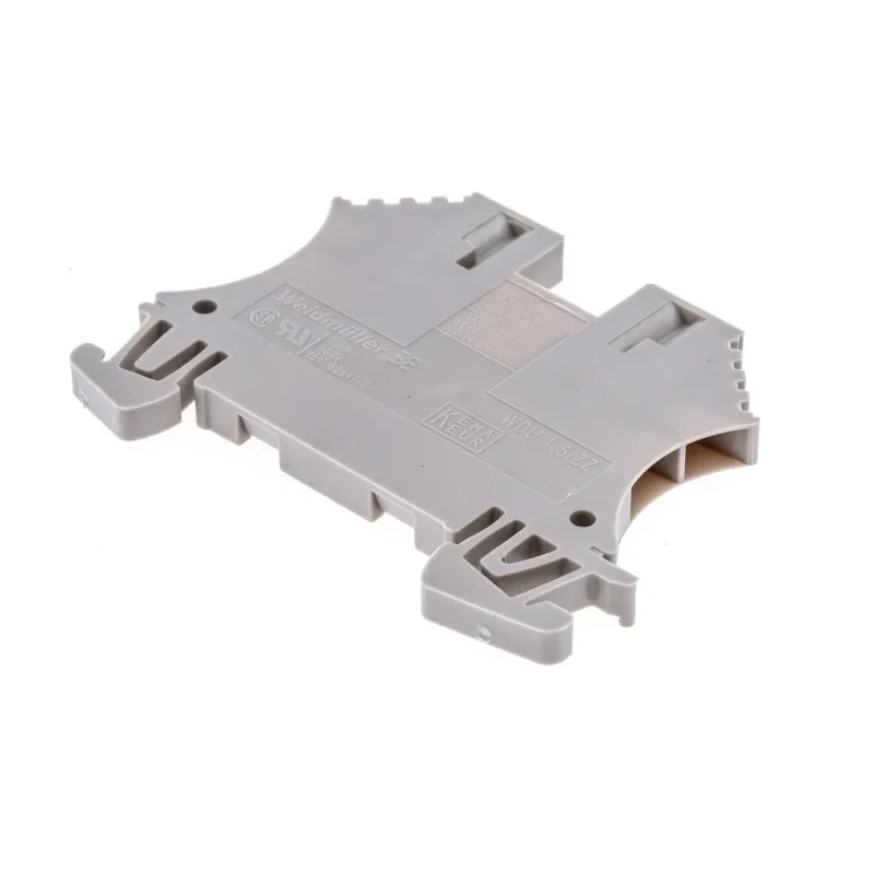 Weidmüller WDU Series Feed Through Terminal Block, Brown, 1.5mm², 1-Level, Screw, 23A, 800V, 60x5.1x46.5mm, 1031400000