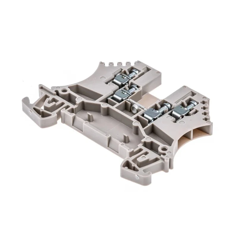 Weidmüller WDU Series Feed Through Terminal Block, Brown, 1.5mm², 1-Level, Screw, 23A, 800V, 60x5.1x46.5mm, 1031400000