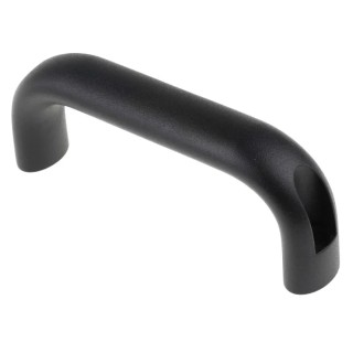 RS PRO Black Aluminium Handle, Arch Shape, 146 mm Length, 55 mm Height, 26 mm Width, 237-277