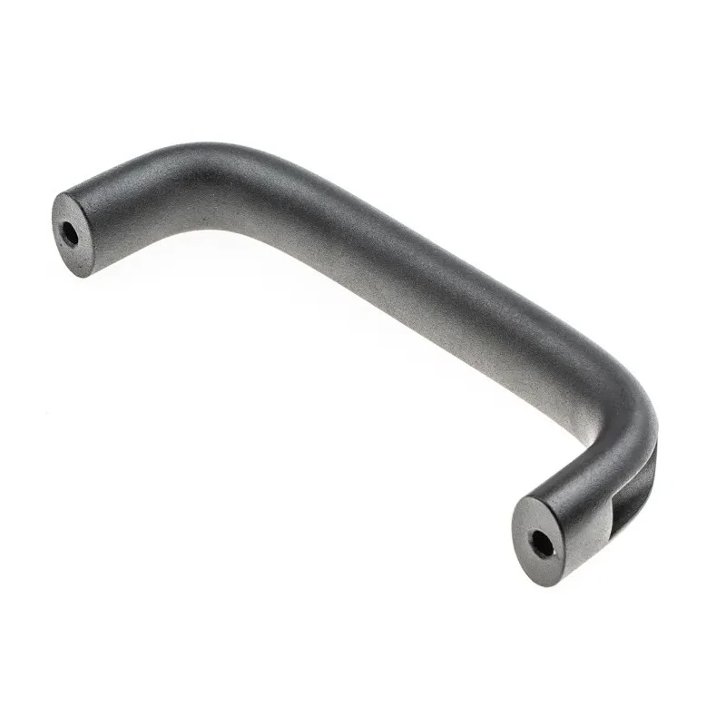 RS PRO Black Aluminium Cabinet Handle, 178 mm Length, 57 mm Height, 26 mm Width, Arch Shape, 237-306
