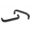 RS PRO Black Aluminium Cabinet Handle, 178 mm Length, 57 mm Height, 26 mm Width, Arch Shape, 237-306