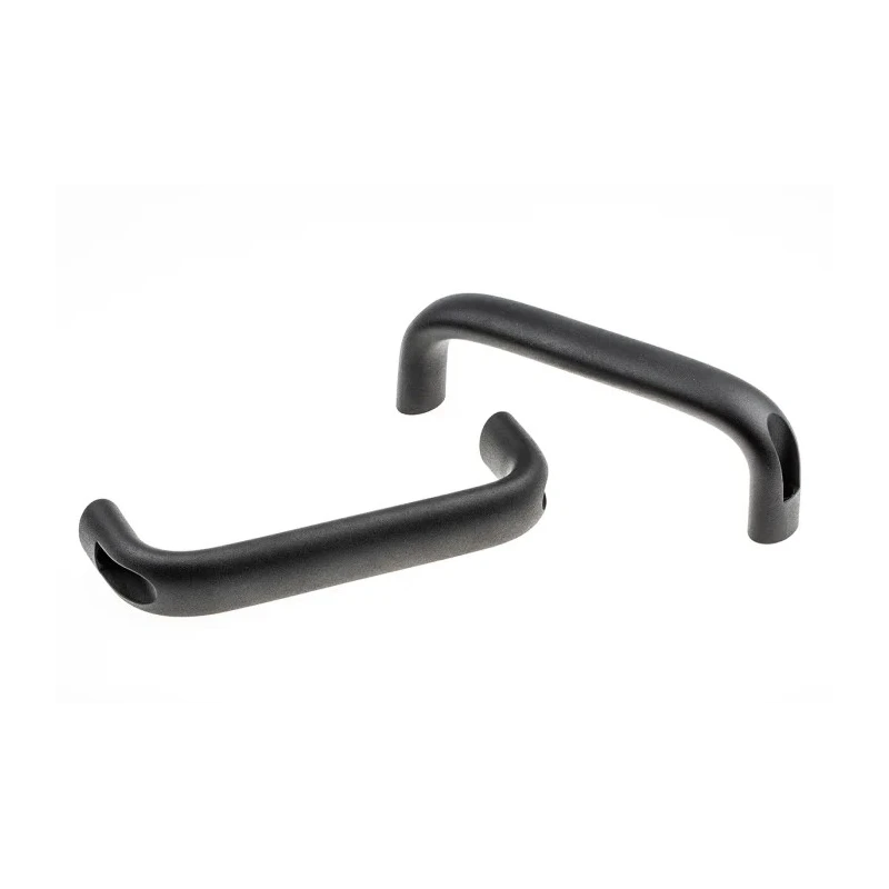 RS PRO Black Aluminium Cabinet Handle, 178 mm Length, 57 mm Height, 26 mm Width, Arch Shape, 237-306