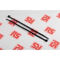 RS PRO Cable Tie Non-Releasable 190mm x 4.8mm Black Polyamide 66 Flame Retardant 233-461