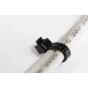 RS PRO Cable Tie Non-Releasable 190mm x 4.8mm Black Polyamide 66 Flame Retardant 233-461
