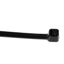 RS PRO Cable Tie Non-Releasable 190mm x 4.8mm Black Polyamide 66 Flame Retardant 233-461