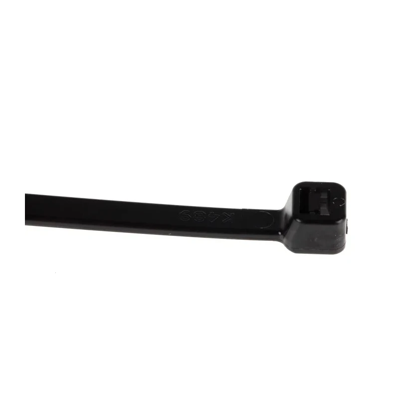 RS PRO Cable Tie Non-Releasable 190mm x 4.8mm Black Polyamide 66 Flame Retardant 233-461