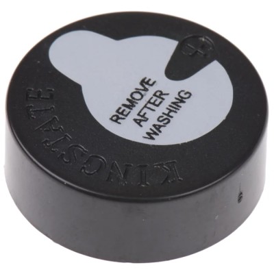 RS PRO Piezo Buzzer 80 dB Through Hole Continuous Internal, 9 mm Height, 3–20V DC, 24 mm Diameter 238-044