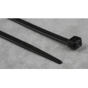 RS PRO Non-Releasable Cable Tie, Black Polyamide 66, 368 mm x 4.8 mm, Flame Retardant, 233-483